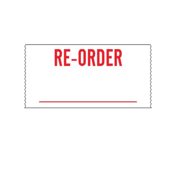 Printed Chart Tape - Reorder, PK3